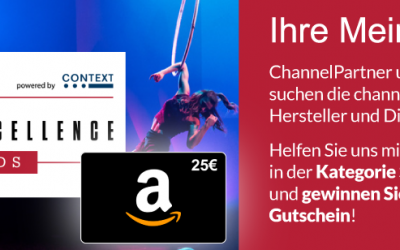 Gewinnen Sie einen 25€ Amazon-Gutschein mit Ihrer Stimme bei den Channel Excellence Awards 2024!